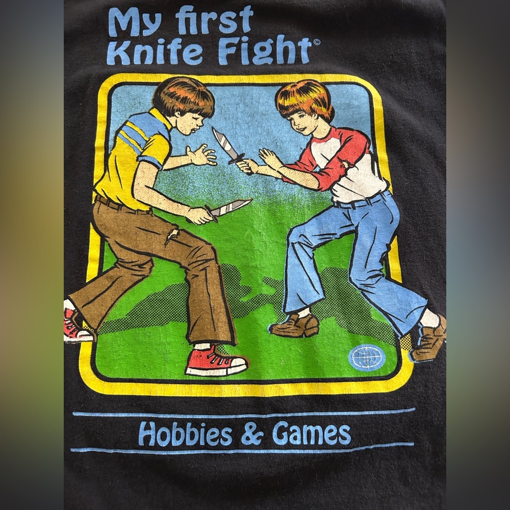 Kids Hobbies & Games Graphic Tee - Black